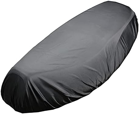 Motorrad Sitzbankbezug,MoreChioce Universal Motorrad Sitzbezüge Oxfordtuch Wasserdicht Motorrad Kissenbezug Outdoor Sonnenschutz Motorrad Sitzabdeckung Elastische Sitzschutz,Schwarz L