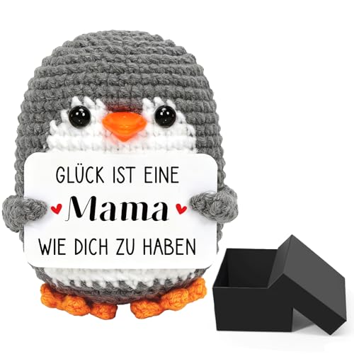 Mini Pinguin Geschenke für Mama, Muttertagsgeschenke, Beste Mama Geburtstags Geschenke, Pocket Hug Pinguin Puppe, Romantische Mutter Geschenk für Weihnachten Silvester Oster Adventskalender Füllung