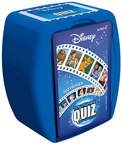 Top Trumps Quiz Disney Edition - Quiz Kartenspiel für Disney Fans! - Fanartikel & Merchandise - Kartenspiel für 2+ Spieler ab 8+ Jahren - Deutsch