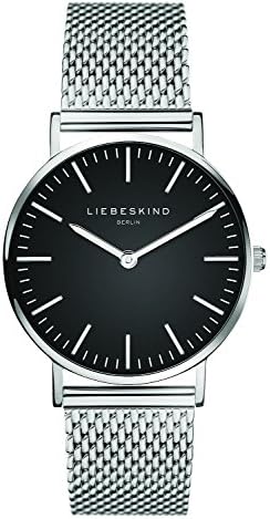 Liebeskind Berlin Damen Analog Quarz Armbanduhr mit Edelstahlarmband LT-0096-MQ